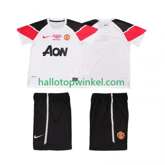 Manchester United Voetbalshirt Champions League 2012 Retro Kleuters/Kids Derde Tenue 2011 Korte Mouw