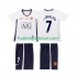 Manchester United Voetbalshirt Ronaldo 7 Champions League 2009 Retro Kleuters/Kids Uit Tenue 2008 Korte Mouw