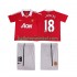 Manchester United Voetbalshirt SCHOLES 18 Retro Kleuters/Kids Thuis Tenue 2011 2010 Korte Mouw