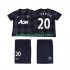 Manchester United Voetbalshirt V PERSIE 20 2013 2014 Retro Kleuters/Kids Uit Tenue Korte Mouw