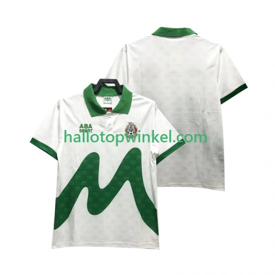 Mexico Voetbalshirt 1995 Retro Heren Uit Tenue Korte Mouw