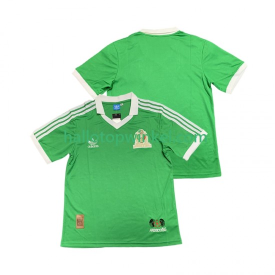 Mexico Voetbalshirt 1986 Retro Heren Thuis Tenue Korte Mouw