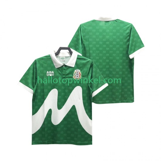Mexico Voetbalshirt 1995 Retro Heren Thuis Tenue Korte Mouw