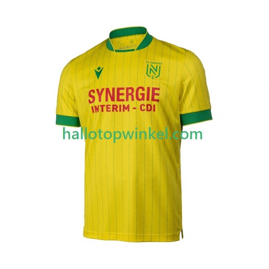 Nantes Voetbalshirt Heren Thuis Tenue 2025-2026 Korte Mouw