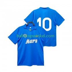 Napoli Voetbalshirt 10 1988 1989 Retro Heren Thuis Tenue Korte Mouw