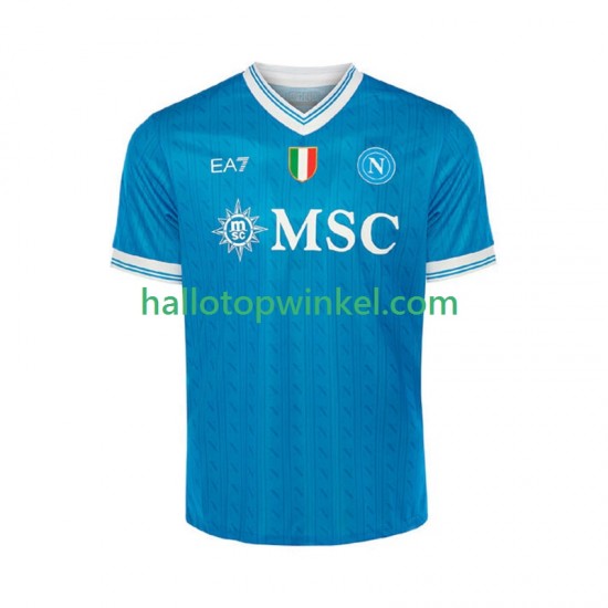 Napoli Voetbalshirt Heren Thuis Tenue 2025-2026 Korte Mouw