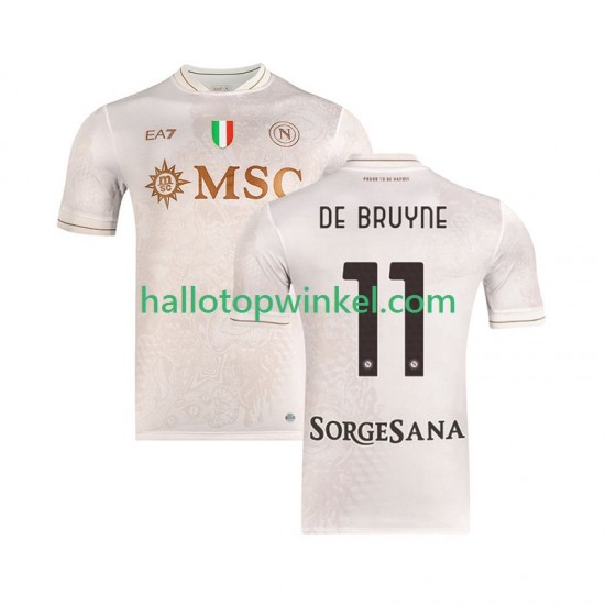 Napoli Voetbalshirt Kevin De Bruyne 11 Heren Uit Tenue 2025-2026 Korte Mouw