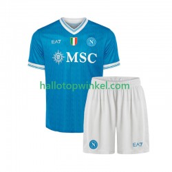 Napoli Voetbalshirt Kleuters/Kids Thuis Tenue 2025-2026 Korte Mouw