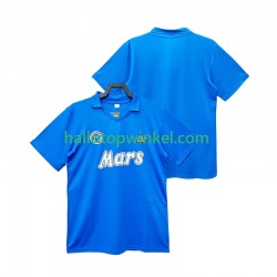 Napoli Voetbalshirt 1988 1989 Retro Heren Thuis Tenue Korte Mouw