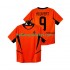 Nederland Voetbalshirt KLUIVERT 9 2002 Retro Heren Thuis Tenue Korte Mouw