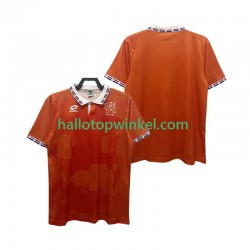 Nederland Voetbalshirt 1996 Retro Heren Thuis Tenue Korte Mouw
