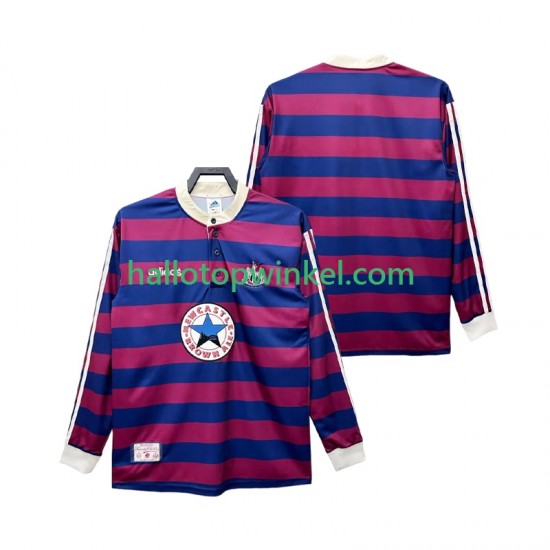 Newcastle United Voetbalshirt 1995 1997 Retro Heren Uit Tenue Lange Mouw