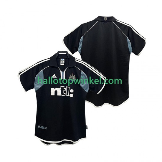 Newcastle United Voetbalshirt 2000 2001 Retro Heren Uit Tenue Korte Mouw