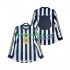 Newcastle United Voetbalshirt 1997 Retro Heren Thuis Tenue 1999 Lange Mouw