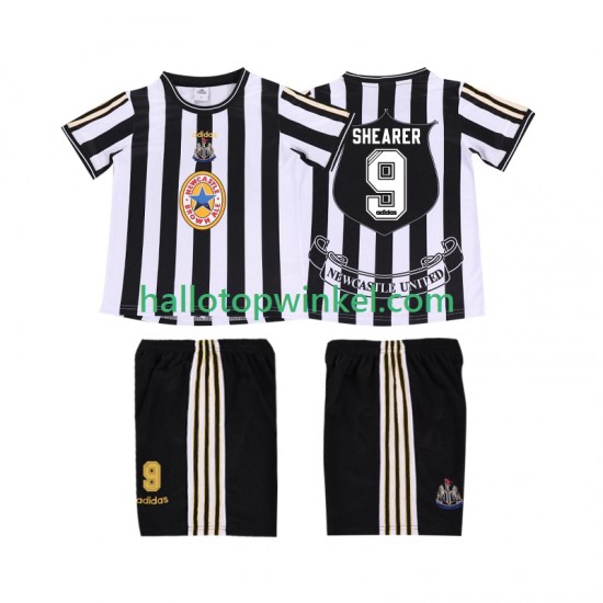 Newcastle United Voetbalshirt SHEARER 9 1997 Retro Kleuters/Kids Thuis Tenue 1999 Korte Mouw