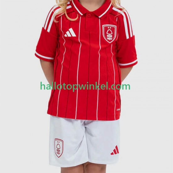 Nottingham Forest Voetbalshirt Kleuters/Kids Thuis Tenue 2025-2026 Korte Mouw