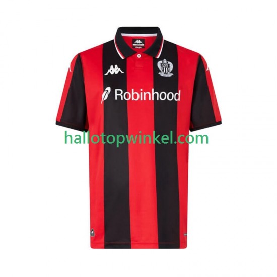 OGC Nice Voetbalshirt Heren Thuis Tenue 2025-2026 Korte Mouw