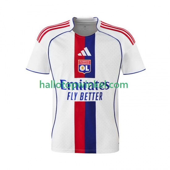Olympique Lyonnais Voetbalshirt Heren Thuis Tenue 2025-2026 Korte Mouw