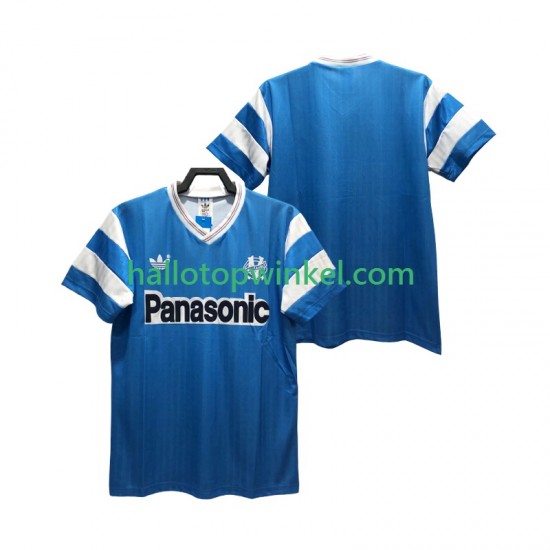 Olympique Marseille Voetbalshirt 1990 Retro Heren Uit Tenue Korte Mouw