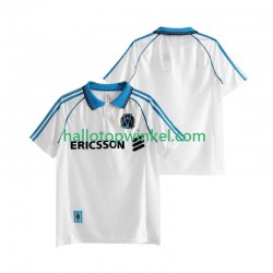 Olympique Marseille Voetbalshirt 1998 Retro Heren Thuis Tenue 1999 Korte Mouw