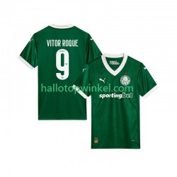 Palmeiras Voetbalshirt Vitor Roque 9 Heren Thuis Tenue 2025-2026 Korte Mouw