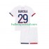 Paris Saint-Germain Voetbalshirt Bradley Barcola 29 Kleuters/Kids Uit Tenue 2025-2026 Korte Mouw