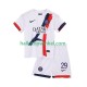 Paris Saint-Germain Voetbalshirt Bradley Barcola 29 Kleuters/Kids Uit Tenue 2025-2026 Korte Mouw