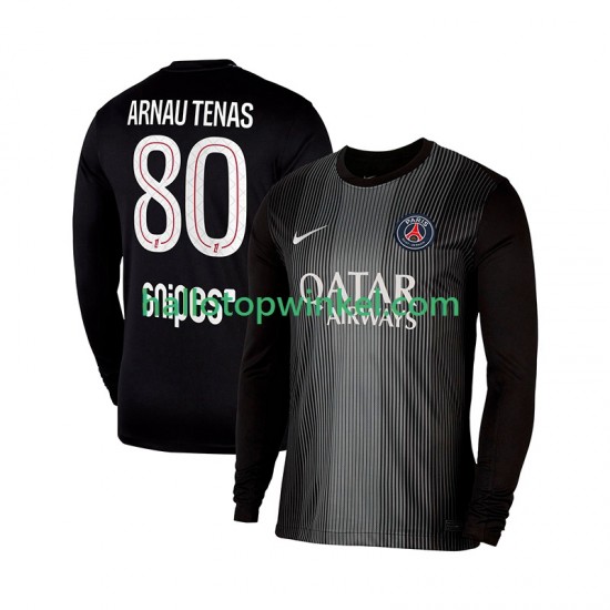 Paris Saint-Germain Voetbalshirt Arnau Tenas 80 Doelman Heren Thuis Tenue 2025-2026 Lange Mouw