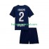 Paris Saint-Germain Voetbalshirt Hakimi 2 Kleuters/Kids Thuis Tenue 2025-2026 Korte Mouw