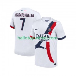 Paris Saint-Germain Voetbalshirt Khvicha Kvaratskhelia 7 Heren Uit Tenue 2025-2026 Korte Mouw