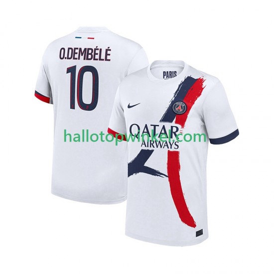 Paris Saint-Germain Voetbalshirt Ousmane Dembele 10 Heren Uit Tenue 2025-2026 Korte Mouw