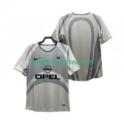 Paris Saint-Germain Voetbalshirt 2001 2002 Retro Heren Uit Tenue Korte Mouw