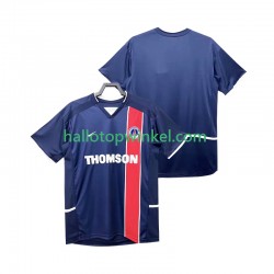 Paris Saint-Germain Voetbalshirt 2002 2003 Retro Heren Thuis Tenue Korte Mouw