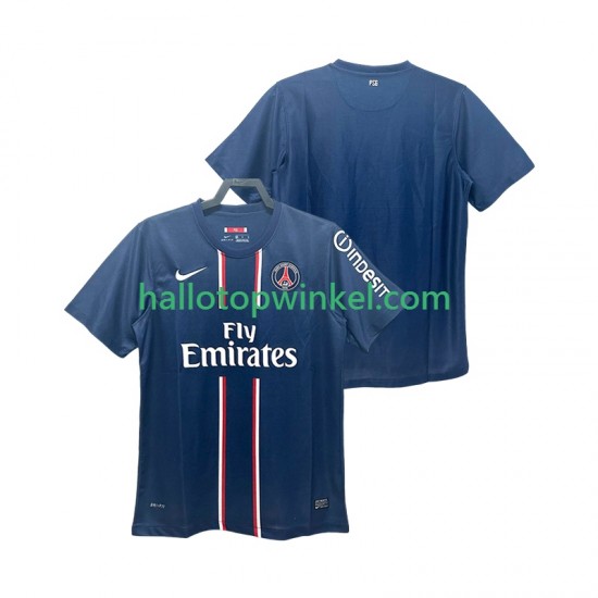 Paris Saint-Germain Voetbalshirt 2012 2013 Retro Heren Thuis Tenue Korte Mouw