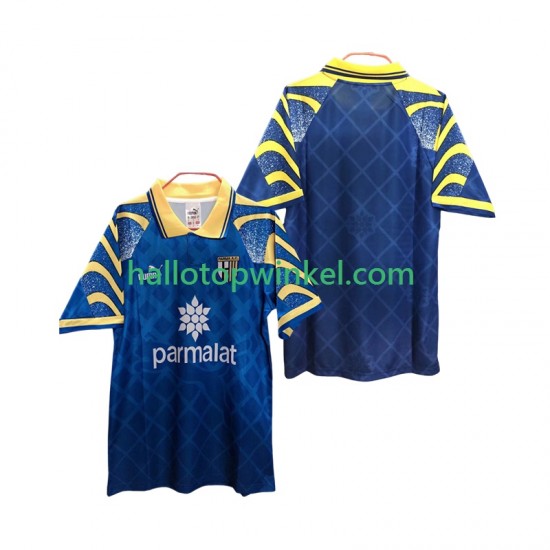 Parma Voetbalshirt 1995 1996 Retro Heren Uit Tenue Korte Mouw