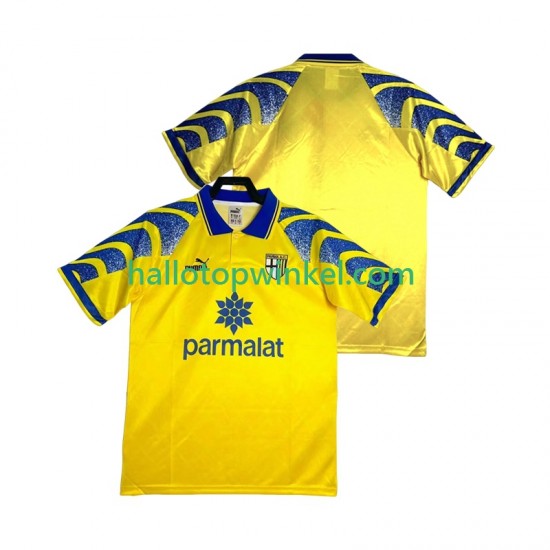 Parma Voetbalshirt 1995 1997 Retro Heren Thuis Tenue Korte Mouw