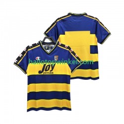 Parma Voetbalshirt 2001 2002 Retro Heren Thuis Tenue Korte Mouw