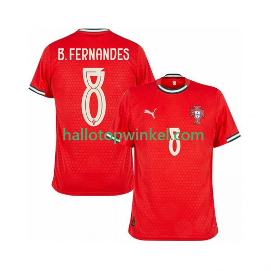 Portugal Voetbalshirt Bruno Fernandes 8 Heren Thuis Tenue 2025-2026 Korte Mouw