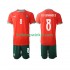 Portugal Voetbalshirt Bruno Fernandes 8 Kleuters/Kids Thuis Tenue 2025-2026 Korte Mouw