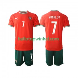 Portugal Voetbalshirt Cristiano Ronaldo 7 Kleuters/Kids Thuis Tenue 2025 Korte Mouw