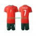 Portugal Voetbalshirt Cristiano Ronaldo 7 Kleuters/Kids Thuis Tenue 2025 Korte Mouw