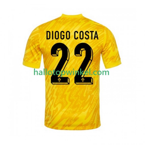 Portugal Voetbalshirt Diogo Costa 22 Doelman Heren Thuis Tenue 2024 Korte Mouw