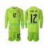 Portugal Voetbalshirt Jose Sa 12 Doelman Kleuters/Kids Thuis Tenue 2025 Lange Mouw