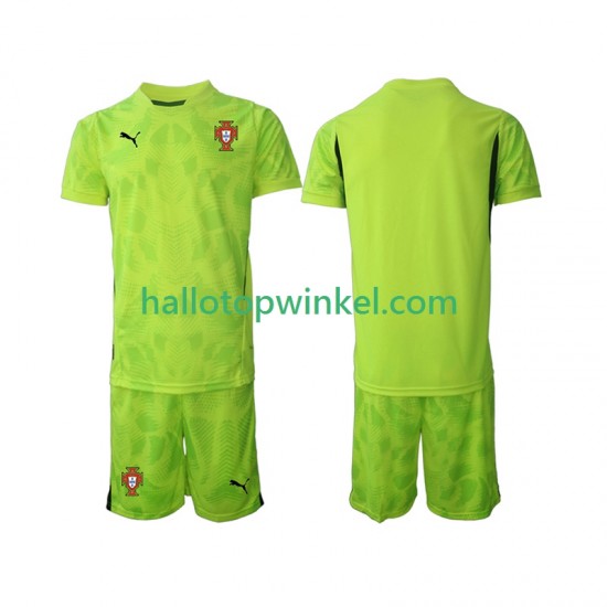 Portugal Voetbalshirt Doelman Kleuters/Kids Thuis Tenue 2025 Korte Mouw