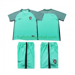 Portugal Voetbalshirt 2016 Retro Kleuters/Kids Uit Tenue Korte Mouw