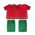 Portugal Voetbalshirt Retro Kleuters/Kids Thuis Tenue 2004 Korte Mouw