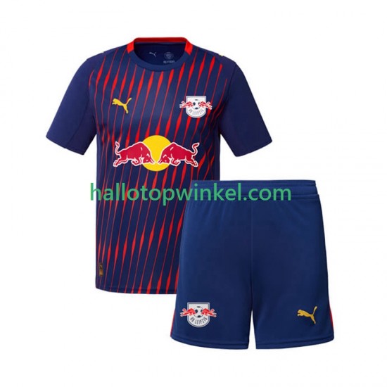 RB Leipzig Voetbalshirt Kleuters/Kids Uit Tenue 2025-2026 Korte Mouw
