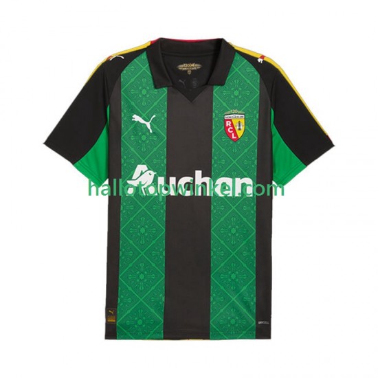 RC Lens Voetbalshirt Heren Uit Tenue 2025-2026 Korte Mouw