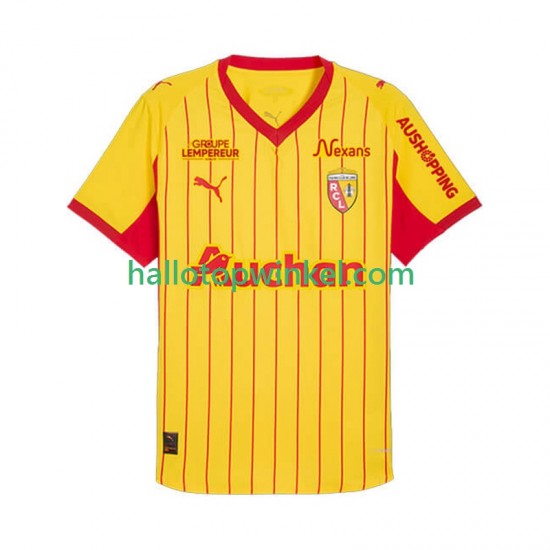 RC Lens Voetbalshirt Heren Thuis Tenue 2025-2026 Korte Mouw