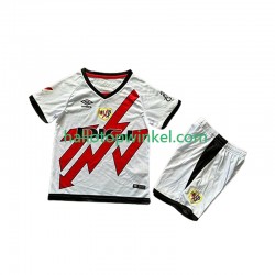 Rayo Vallecano Voetbalshirt Kleuters/Kids Uit Tenue 2024-2025 Korte Mouw